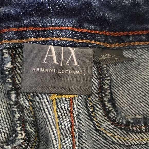 Armani exchange a/x side slit jean shorts 4 - Picture 5 of 7